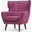 Picture of Kubrick Wing Back Chair, Plum Purple