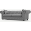 Picture of Branagh 3 Seater Chesterfield Sofa, Pearl Grey