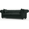 Picture of Branagh 3 Seater Chesterfield Sofa, Anthracite Grey