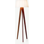 Picture of Miller Tripod Floor Lamp, Walnut and Navy