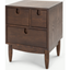 Picture of Penn Multi-Drawer Bedside Table, Dark Stain Ash