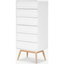 Picture of Esme Tall Chest, White and Ash