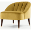 Picture of Margot Accent Armchair, Antique Gold Velvet