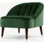 Picture of Margot Accent Armchair, Forest Green Velvet