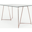Picture of Patrizia Desk, Copper and Clear Glass