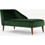 Picture of Margot Right Hand Facing Chaise Longue, Forest Green Velvet