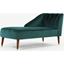 Picture of Margot Left Hand Facing Chaise Longue, Peacock Blue Velvet