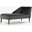 Picture of Margot Left Hand Facing Chaise Longue, Pewter Grey Velvet