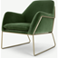 Picture of Frame Accent Armchair, Grass Cotton Velvet