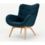 Picture of Doris Accent Armchair, Shetland Navy