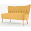 Picture of Charley 2 Seater Sofa, Yolk Yellow