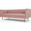 Picture of Julianne 3 Seater Sofa, Blush Pink Cotton Velvet