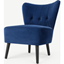 Picture of Charley Accent Armchair, Electric Blue Velvet