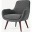 Picture of Moby Accent Armchair, Marl Grey