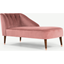 Picture of Margot Right Hand Facing Chaise Longue, Old Rose Velvet