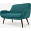 Picture of Moby 2 Seater Sofa, Mineral Blue