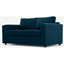 Picture of Felix 2 Seater Sofa Bed with Foam Mattress, Shetland Blue