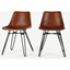 Picture of Set of 2 Kendal Dining Chairs, Tan and Black