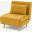 Picture of Haru Single Sofa Bed, Butter Yellow