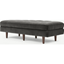 Picture of Scott Ottoman Bench, Concrete Cotton Velvet
