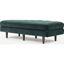Picture of Scott Ottoman Bench, Petrol Cotton Velvet