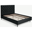 Picture of Skye King Size Bed, Midnight Grey Velvet