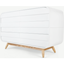 Picture of Esme Wide Chest White and Ash