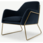 Picture of Frame Armchair, Navy Cotton Velvet