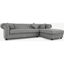 Picture of Branagh Right Hand Facing Chaise End Corner Sofa, Pearl Grey