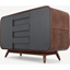Picture of Esme Sideboard, Dark Stain Ash and Grey