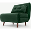 Picture of Haru Single Sofa Bed, Pine Green Velvet