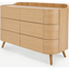Picture of Odie Wide Chest of Drawers, Oak