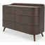 Picture of Odie Wide Chest of Drawers, Dark Stain Oak