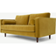 Picture of Scott Large 2 Seater Sofa, Gold Cotton Velvet