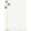 Picture of Globe Floor Lamp, Brass and Smoked Glass
