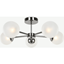 Picture of Globe Large Flush Pendant, Black Nickel and Frosted Glass
