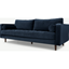 Picture of Scott 3 Seater Sofa, Navy Cotton Velvet