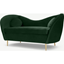 Picture of Kooper 2 Seater Sofa, Pine Green Velvet