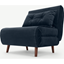 Picture of Haru Single Sofa Bed, Sapphire Blue Velvet