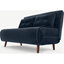 Picture of Haru Small Sofa Bed, Sapphire Blue Velvet