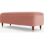 Picture of Margot Ottoman Storage Bench, Blush Pink Velvet