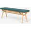 Picture of Jenson Bench, Oak and Mineral Blue