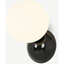 Picture of Vetro Bathroom Wall Light, Black