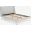 Picture of Elona Double Bed, Snow Grey Weave