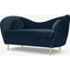 Picture of Kooper 2 Seater Sofa, Sapphire Blue Velvet