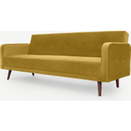 Chou Click Clack Sofa Bed, Vintage Gold Velvet