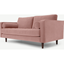 Picture of Scott Large 2 Seater Sofa, Blush Pink Cotton Velvet
