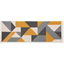 Picture of Holden Geometric Woven Cotton Runner 66 x 200cm, Yellow/Grey