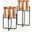 Picture of Salix Set Of Two Plant Stands, Copper
