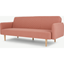 Picture of Ryson Click Clack Sofa Bed with Arms, Dusk Pink